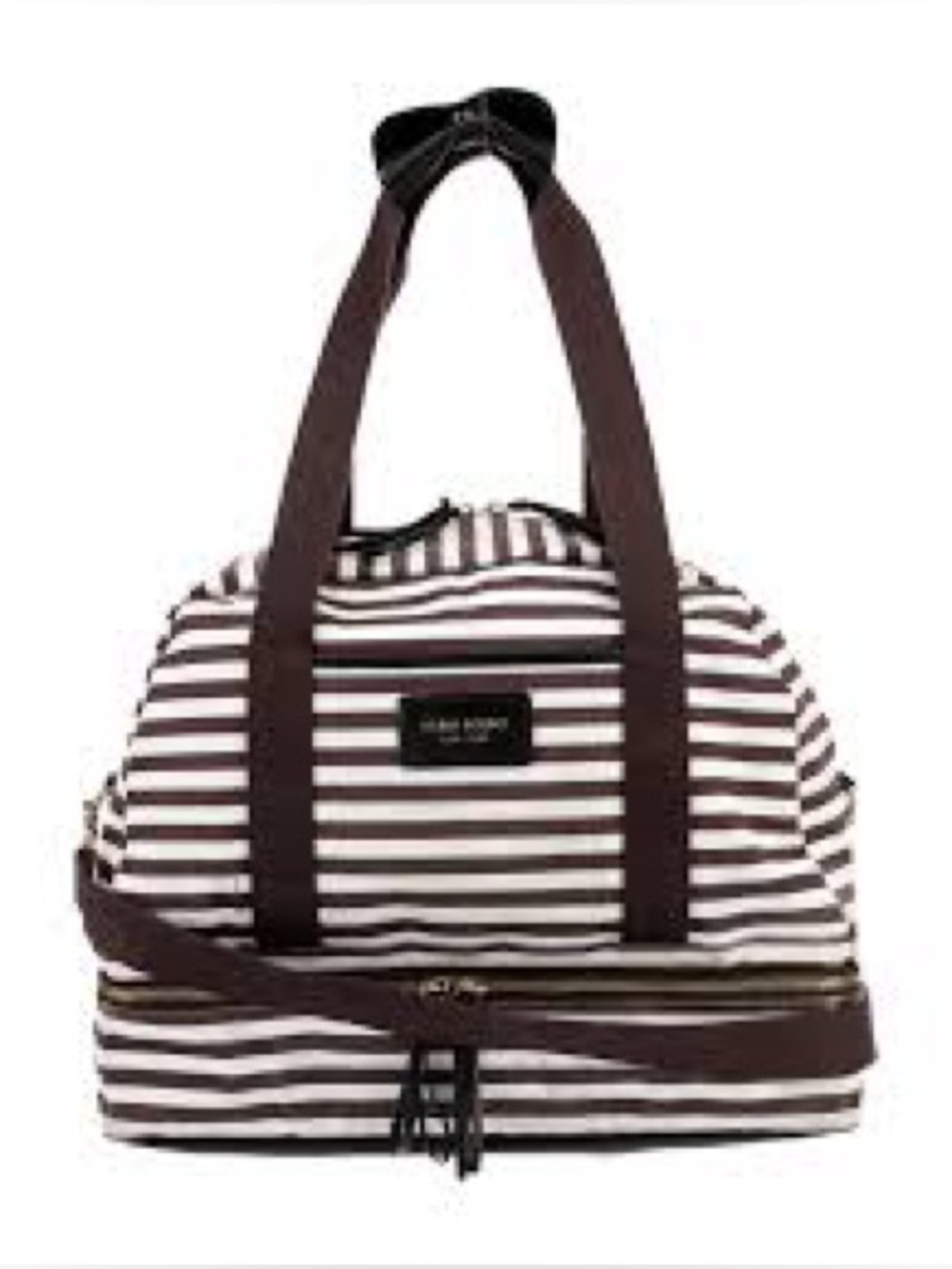 Heni Bendel brown and white Weekender duffle bag - Picture 3 of 9
